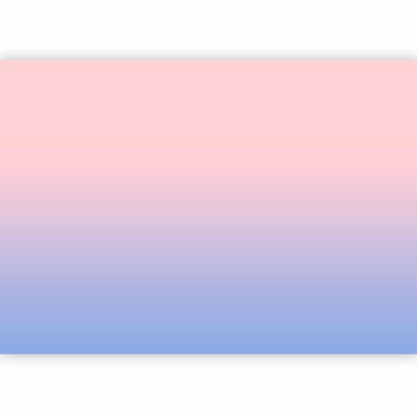 Wall Mural - Pink Dawn - Gradient Background from Pink to Cool Blue