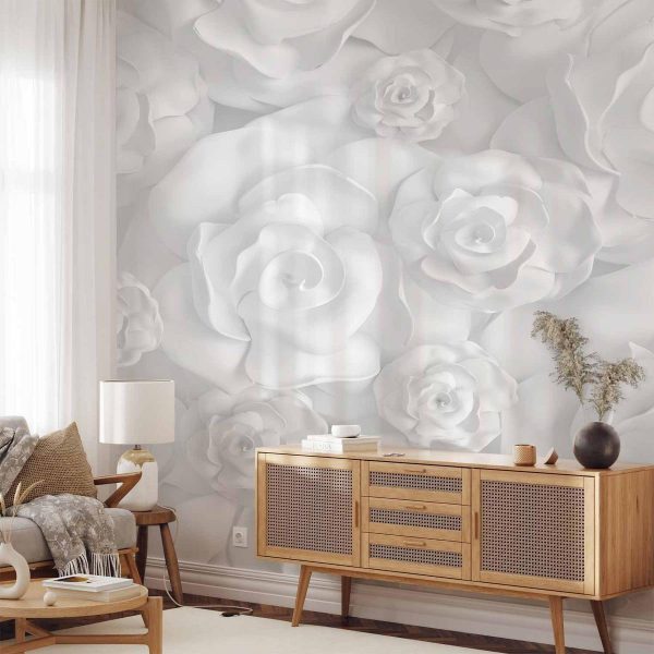 Wall Mural - Plaster Flowers