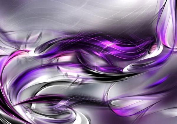 Wall Mural - Purple Swirls