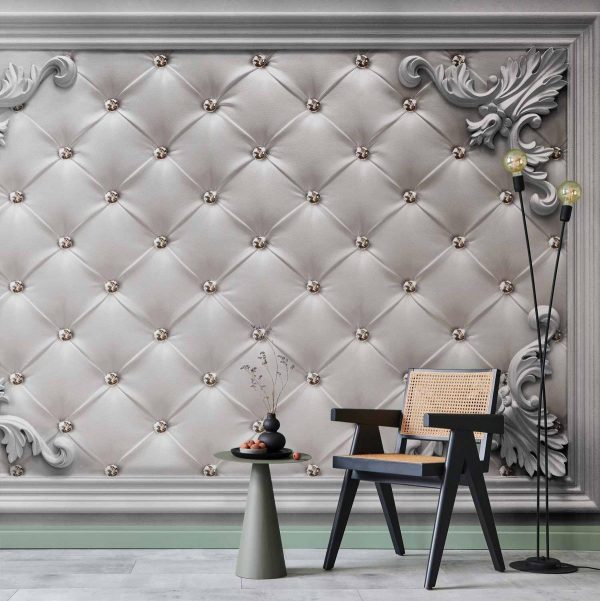 Wall Mural - Quilted Leather