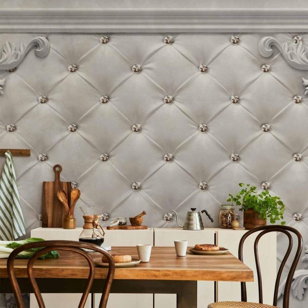 Wall Mural - Quilted Leather