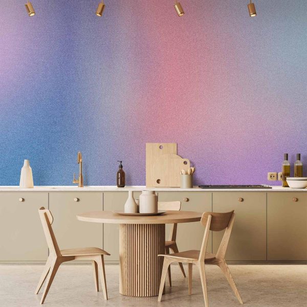 Wall Mural - Rainbow Gradient - Delicate Multicolored Gradient Resembling Mist