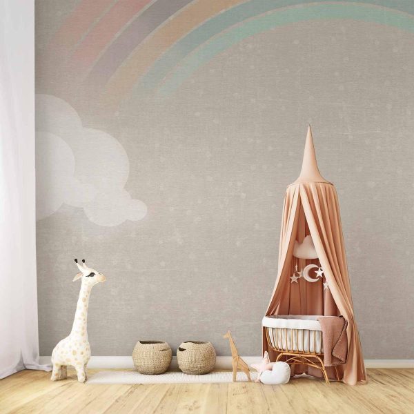 Wall Mural - Rainbow in the Rain