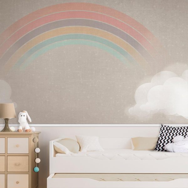 Wall Mural - Rainbow in the Rain