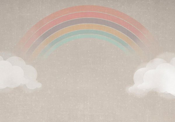 Wall Mural - Rainbow in the Rain
