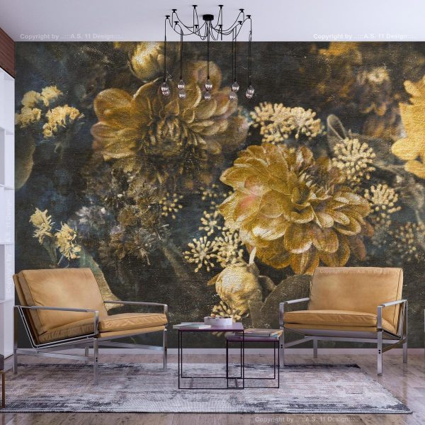 Wall Mural - Retro Flowers - Second Variant