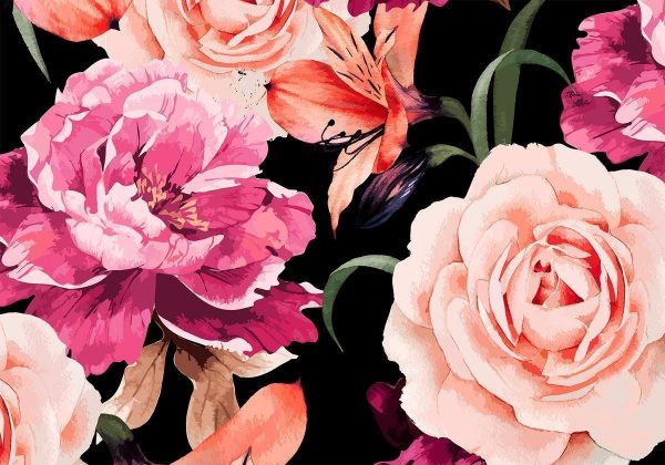 Wall Mural - Roses of Love