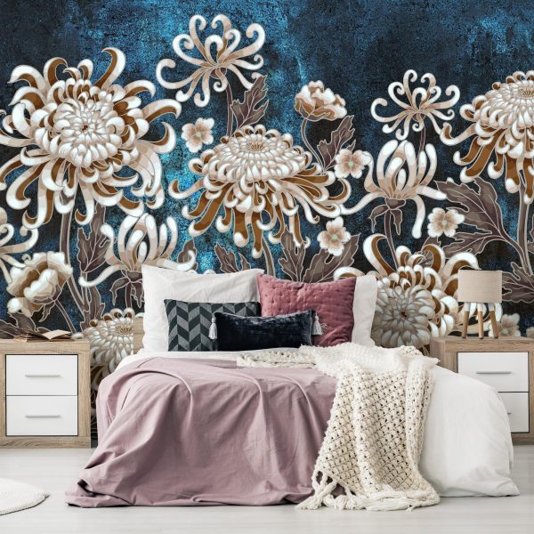 Wall Mural Wallpaper - Sea Flowers - Image 3
