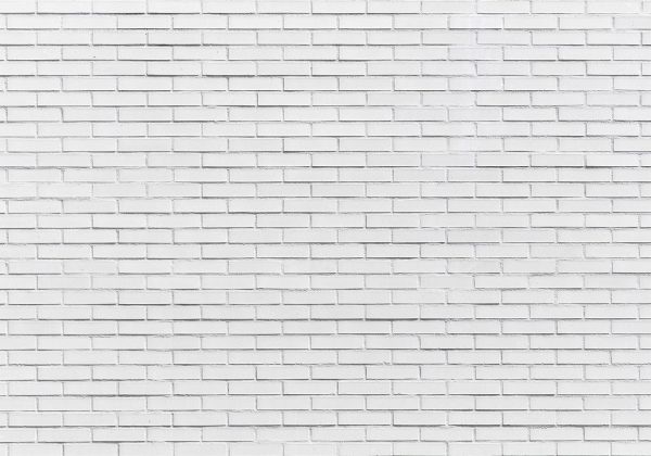 Wall Mural Wallpaper - Snow Brick - Pattern Imitating a Brick Wall in White - Image 6