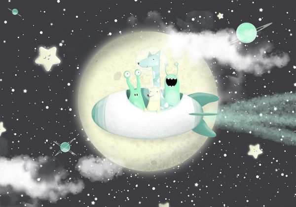Wall Mural - Space Adventure - First Variant