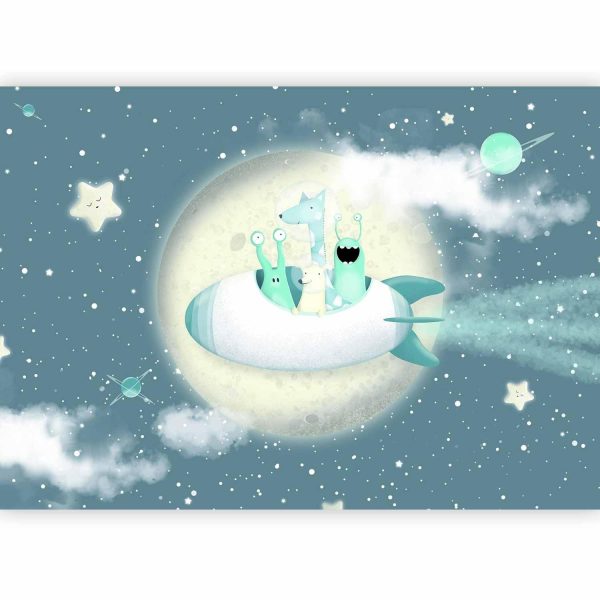 Wall Mural Wallpaper - Space Adventure - Second Variant - Image 3