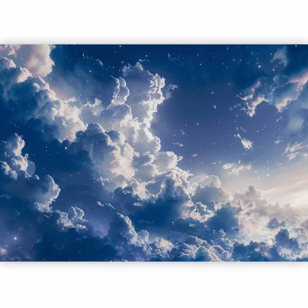 Wall Mural - Starry Clouds and Delicate Light Over a Corner of the Sky - Image 3