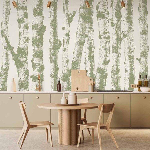 Wall Mural - Stately Birches - Third Variant