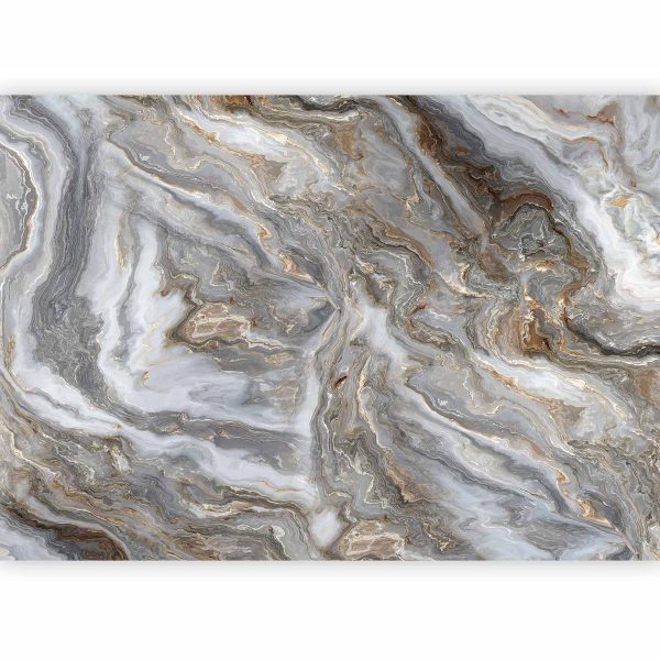 Wall Mural - Stone Abstractions - Marble Textures in Neautral Tones