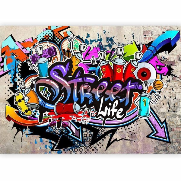 Wall Mural - Street Game
