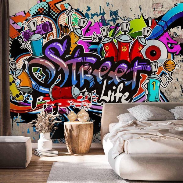 Wall Mural - Street Game