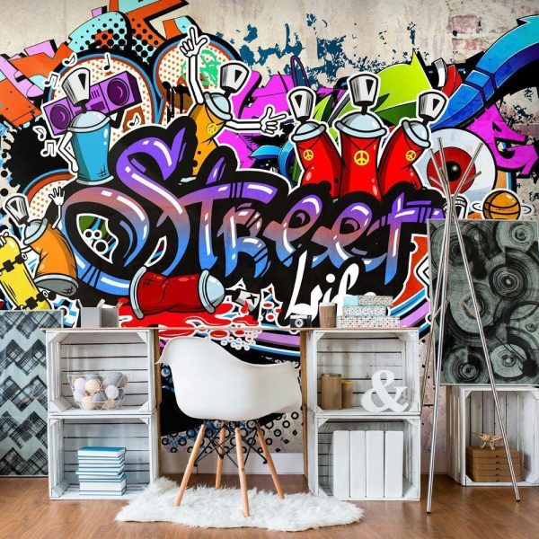 Wall Mural - Street Game