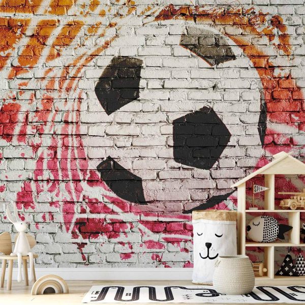 Wall Mural - Street football