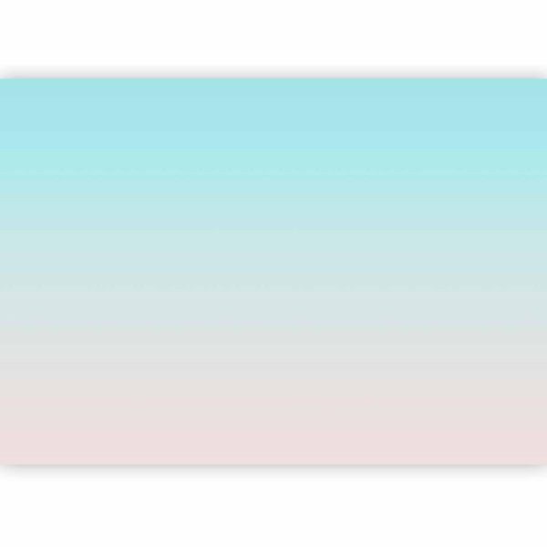 Wall Mural - Summer Morning - Transition of Colors from Light Blue to Pink