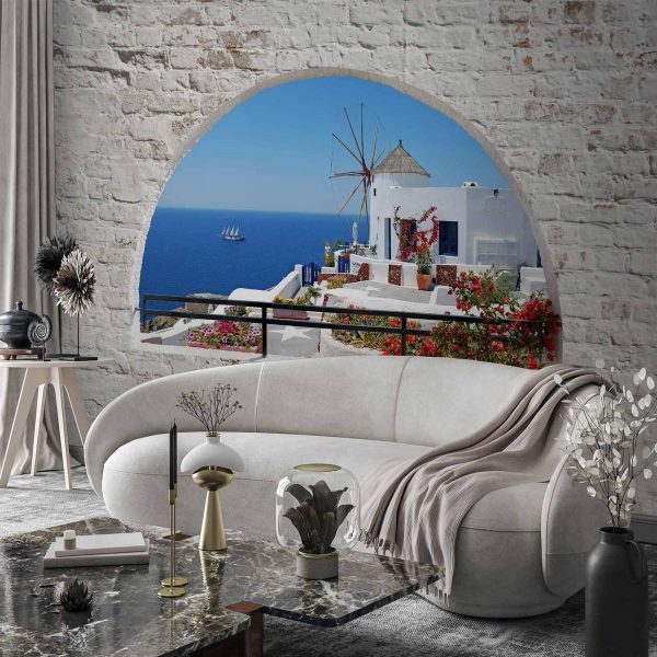 Wall Mural - Summer in Santorini