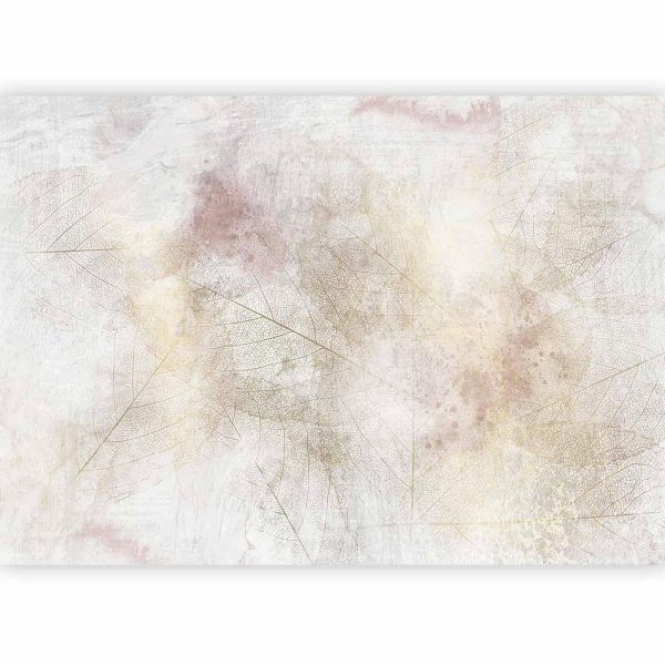 Wall Mural Wallpaper - Summer memory - abstract background with shadow of dried leaves - Image 4
