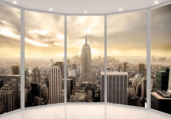 Wall Mural - Sunny morning in New York City