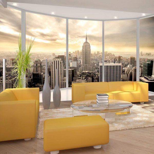 Wall Mural - Sunny morning in New York City