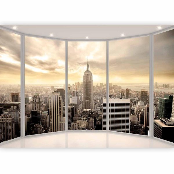 Wall Mural - Sunny morning in New York City