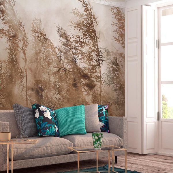 Wall Mural - Tall Grasses - Brown