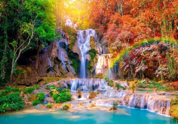 Wall Mural - Tat Kuang Si Waterfalls
