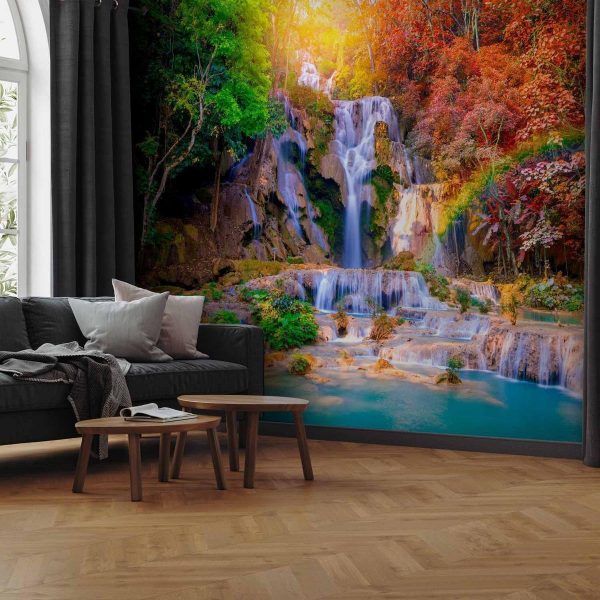 Wall Mural - Tat Kuang Si Waterfalls
