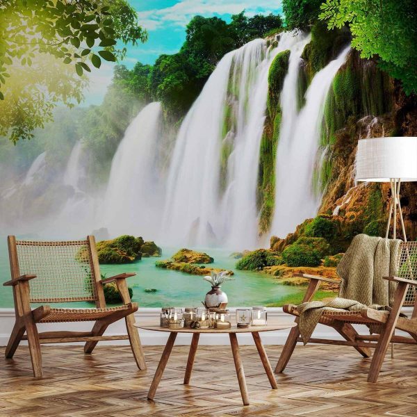 Wall Mural - The beauty of nature: Waterfall
