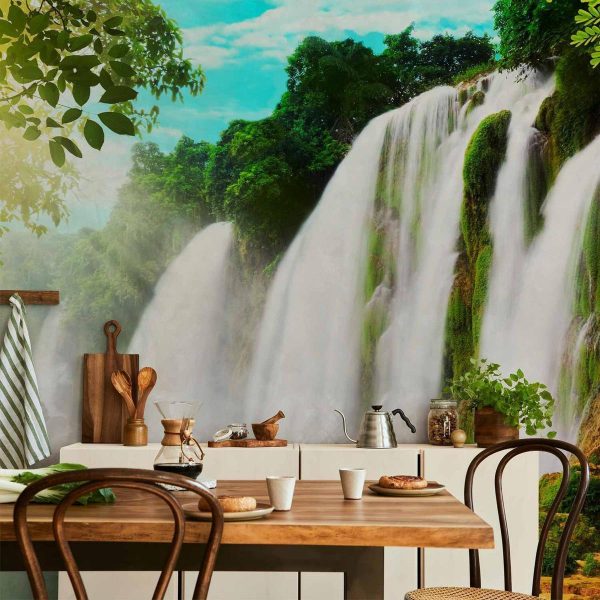 Wall Mural - The beauty of nature: Waterfall