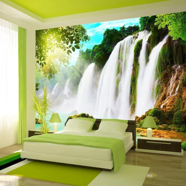 Wall Mural - The beauty of nature: Waterfall