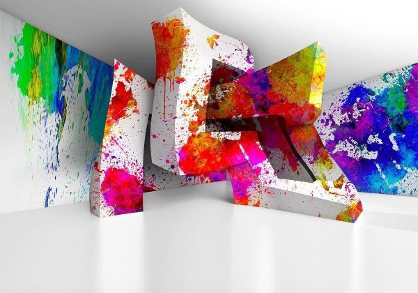 Wall Mural - Three-dimensional Shapes