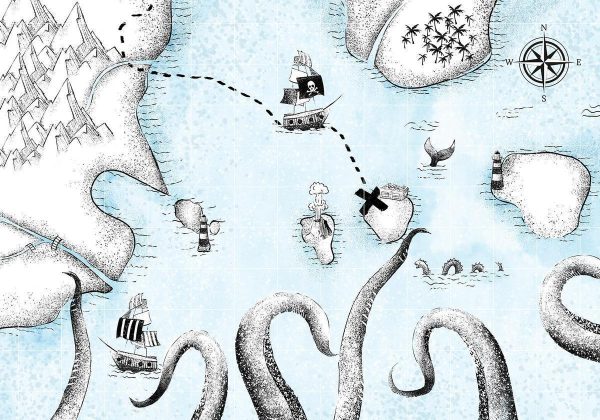 Wall Mural - Treasure Map