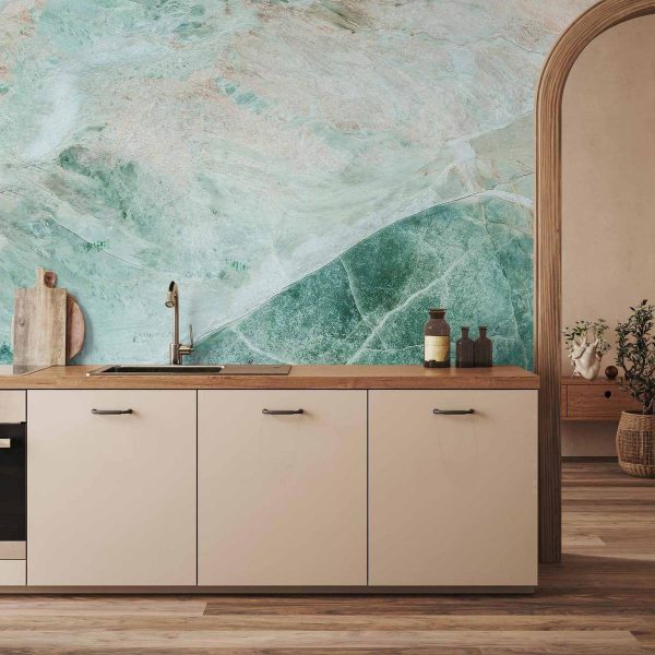 Wall Mural - Turquoise Marble