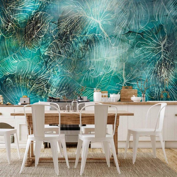 Wall Mural - Turquoise Vegetation