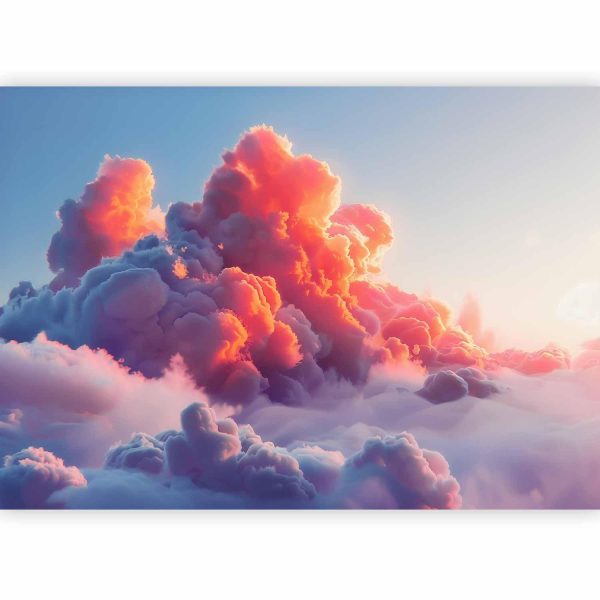 Wall Mural - Twilight Spectacle: Clouds in Shades of Pink and Violet - Image 4