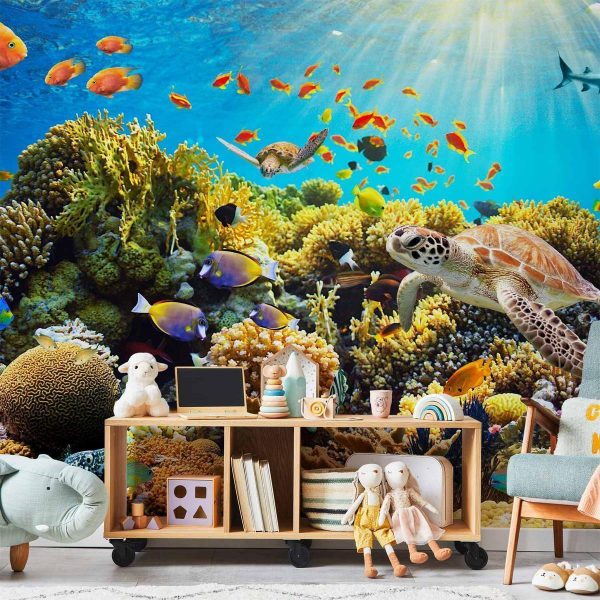 Wall Mural - Underwater Land