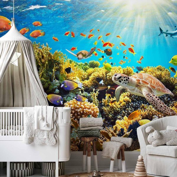 Wall Mural - Underwater Land