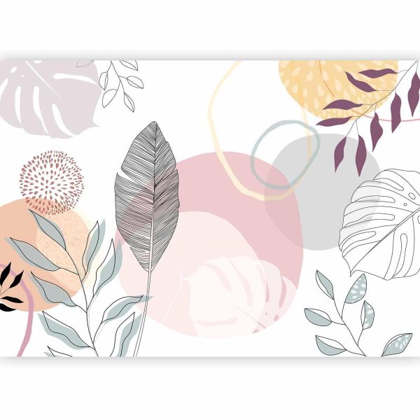 Wall Mural Wallpaper - Vegetable Line Art - Image 5