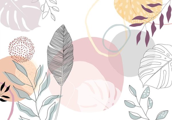Wall Mural Wallpaper - Vegetable Line Art - Image 6