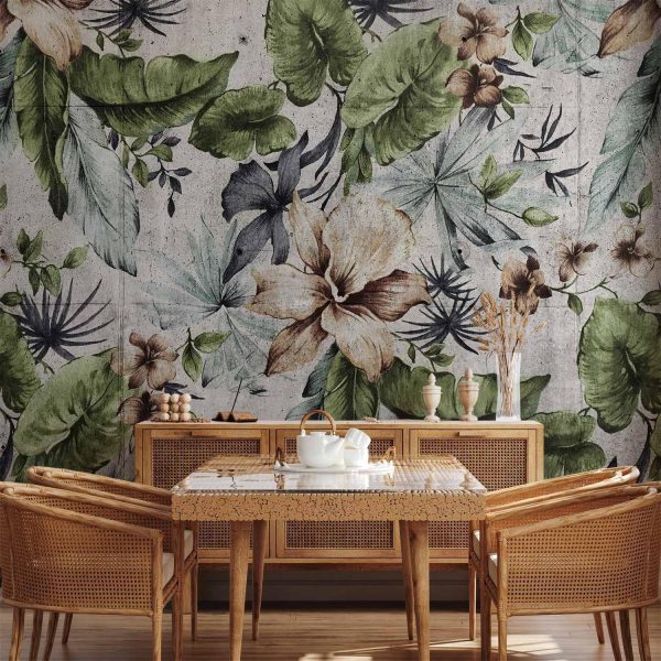 Wall Mural Wallpaper - Vegetation of the City - First Variant - Image 2