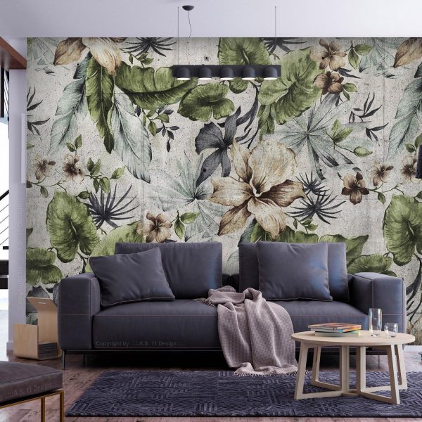 Wall Mural Wallpaper - Vegetation of the City - First Variant - Image 3