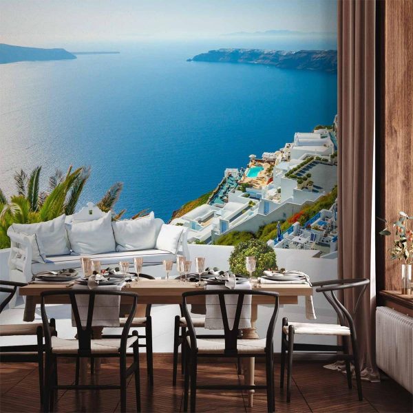 Wall Mural - View on Santorini