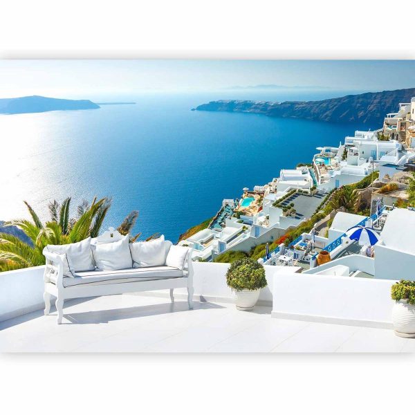 Wall Mural - View on Santorini