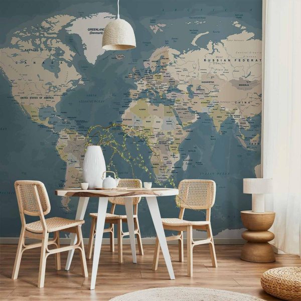 Wall Mural - Vintage World Map