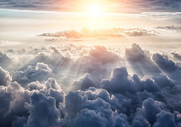 Wall Mural - Walk in the Clouds