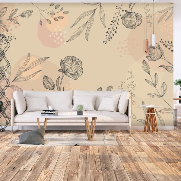 Wall Mural Wallpaper - Warm Shades of Nature - Image 3
